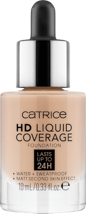 Foundation Liquid HD Mini Coverage Waterproof 030 Sand Beige  CATRICE