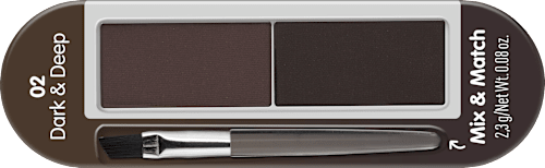 Augenbrauenpuder Set Mix & Match 02 Dark & Deep essence