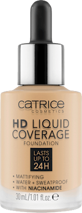 Tekoči puder HD 036 Hazelnut Beige CATRICE