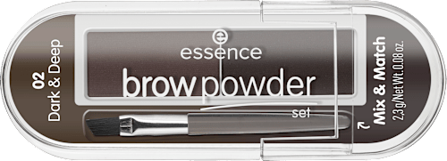 Augenbrauenpuder Set Mix & Match 02 Dark & Deep essence