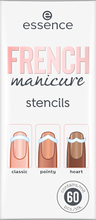 French Manikür Schablone 01 Walk The Line essence