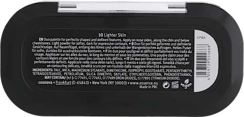 Paleta do konturowania twarzy Contouring Duo Palette 10 essence