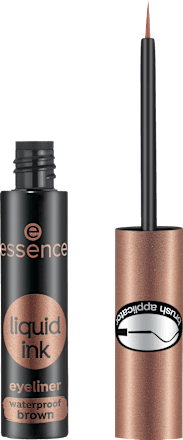 Liquid Eyeliner Ink Waterproof 02 Ash Brown essence