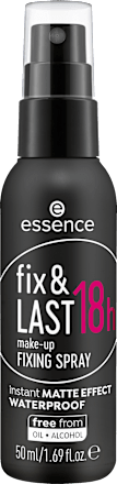 fix & LAST 18h make-up FIXING SPRAY essence