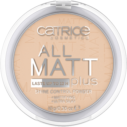 Púder All Matt plus, 028 Honey Beige CATRICE