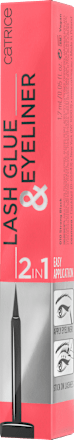 Wimpernkleber & Eyeliner 2In1, 010 Strong Black CATRICE