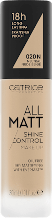 Foundation  All Matt Shine Control 020 Neutral Nude Beige CATRICE