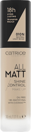 Foundation  All Matt Shine Control 010 Neutral Light Beige  CATRICE