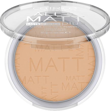 Púder All Matt plus, 028 Honey Beige CATRICE