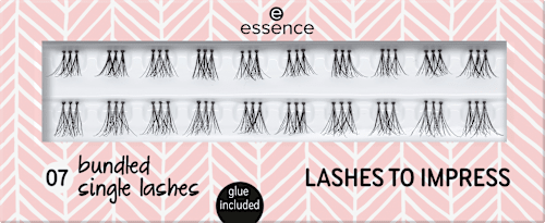 LASHES TO IMPRESS pojedinačne veštačke trepavice – 07 Bundled Single Lashes essence