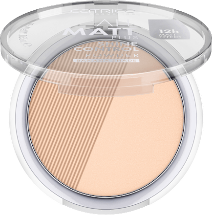 Puder All Matt Plus Shine Control 002 Banana Bright CATRICE