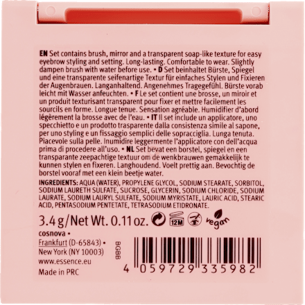 Brow styling soap set essence