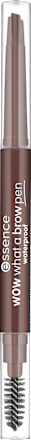 Augenbrauenstift Wow What A Brow Pen Waterproof 02 Brown essence