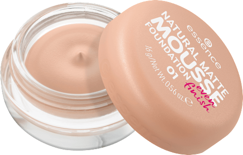 Foundation Natural Matte Mousse 01 essence