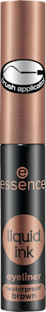 Vodoodolná tekutá očná linka Liquid Ink - 02 Ash brown essence