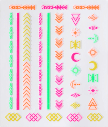 Nagelsticker Neon Vibes essence