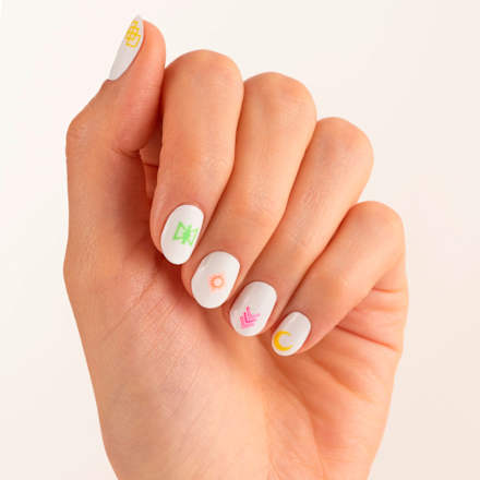 Nagelsticker Neon Vibes essence