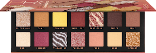 Catr.Pro Desert Romance Slim 010 paleta senki za oči  CATRICE