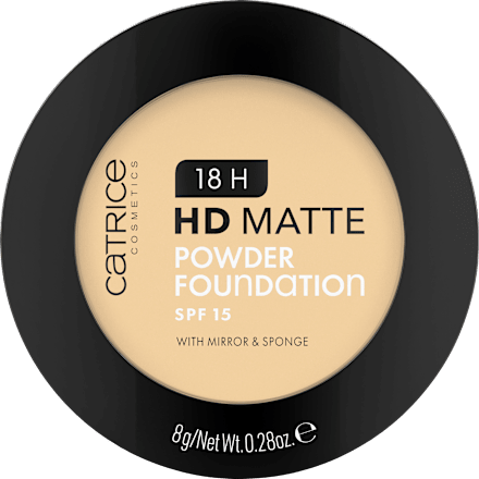 18H HD Matte fond de ten cu pudră 020N CATRICE