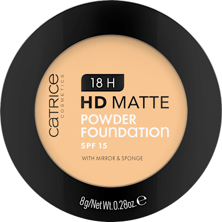 18H HD Matte fond de ten cu pudră 030W CATRICE