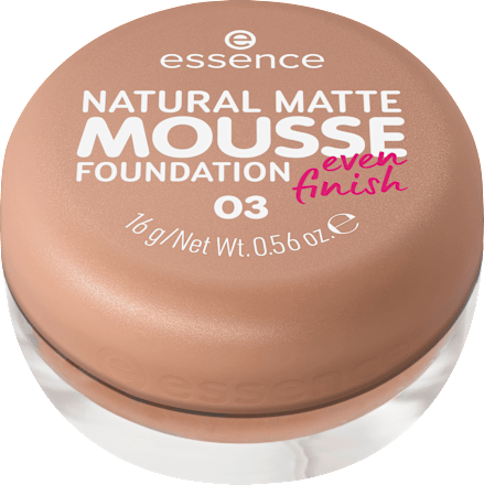 Foundation Natural Matte Mousse 03 essence