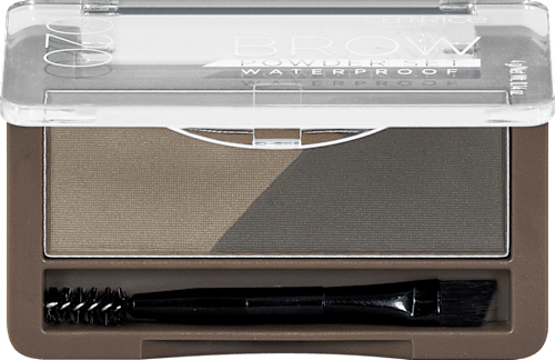 Brow Powder vodootporni set za obrve – 020 Ash Brown CATRICE