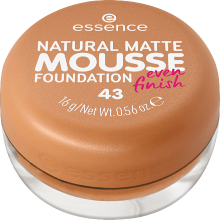 Foundation Natural Matte Mousse 43 essence