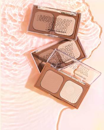 Bronzer &  Highlighter Palette Holiday Skin 010 Out Of Office CATRICE