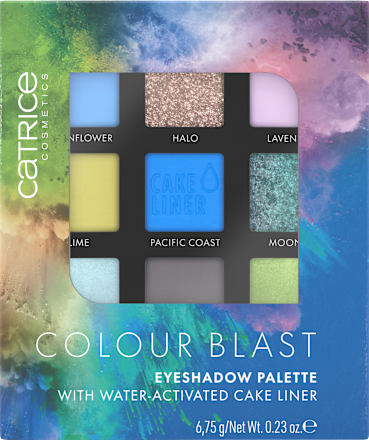 Lidschatten Palette Colour Blast 020 Blue Meets Lime CATRICE
