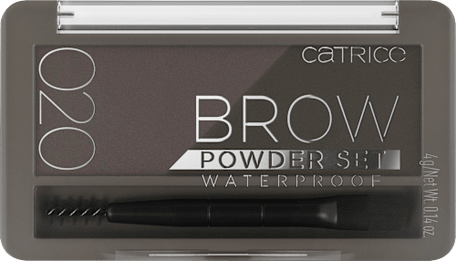 Set na úpravu obočia Brow Powder - 020 Ash Brown CATRICE