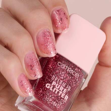 Top Coat Dream In Pure Glitter 050 - Sparkle Darling CATRICE