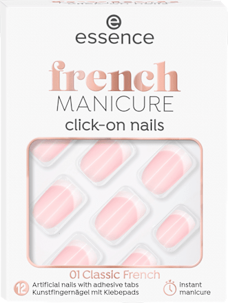 French Manicure Click-On Nails essence