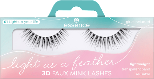 Light as a feather 3D faux mink lashes 01 essence