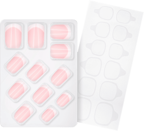 French Manicure Click-On Nails essence