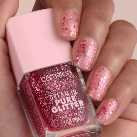 Top Coat Dream In Pure Glitter 050 Sparkle Darling CATRICE