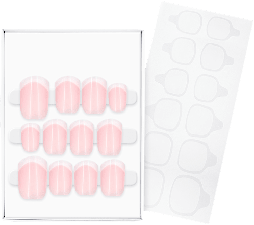 French Manicure Click-On Nails essence