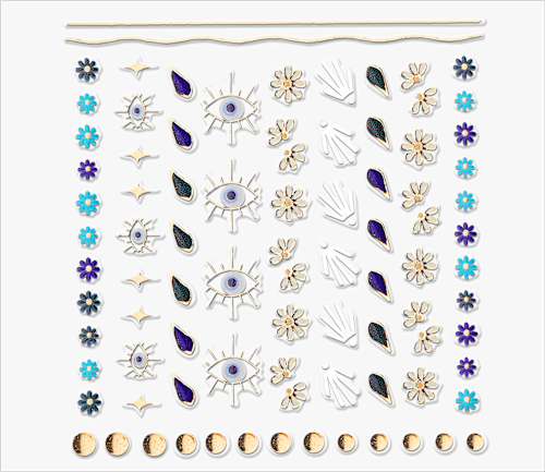 Nagelsticker stay bold, it's Gold essence