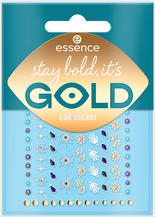 Nagelsticker stay bold, it's Gold essence