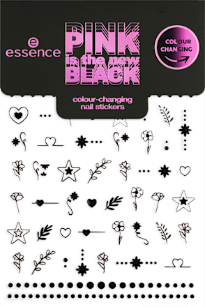 Nagelsticker Pink Is The New Black 01 What The...Pink?! essence