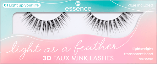 Light as a feather 3D faux mink lashes 01 essence