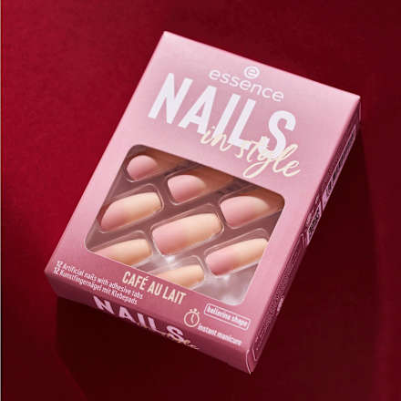 Künstliche Nägel Nails In Style 16 Café Au Lait essence