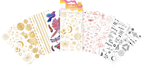 Temporäres Körpertattoos Festival 01 Stories essence