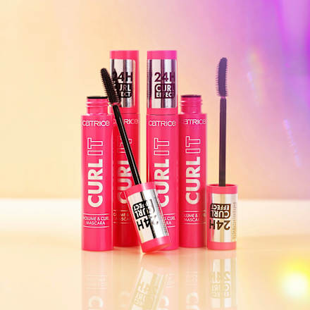 Mascara Curl It Volume & Curl 010 Deep Black CATRICE