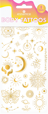 Temporäres Körpertattoos Festival 01 Stories essence