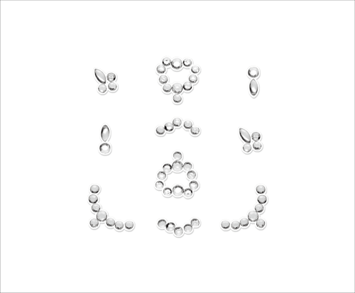 Nagelsticker Set 3D 02 Mirror Universe essence