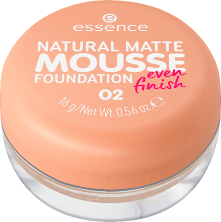 NATURAL MATTE MOUSSE puder- 02 essence