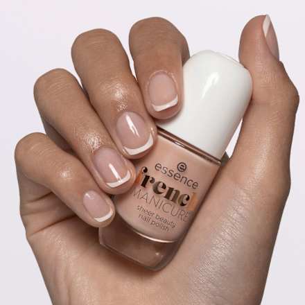Nagellack French Manicure Sheer Beauty 01 Peach Please! essence