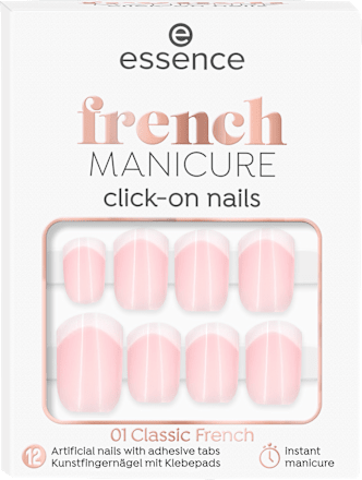 Künstliche Nägel French Manicure Click-On 01 Classic French essence