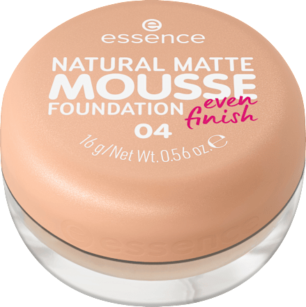 Penový make-up Natural Matte Mousse - 04 essence