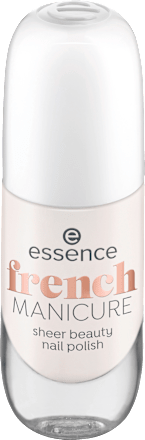 French MANICURE sheer beauty nail polish 02 essence